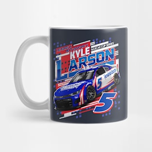 Kyle Larson Navy Draft Mug